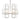 Hubbardton Forge Geo 6-Light Pendant 