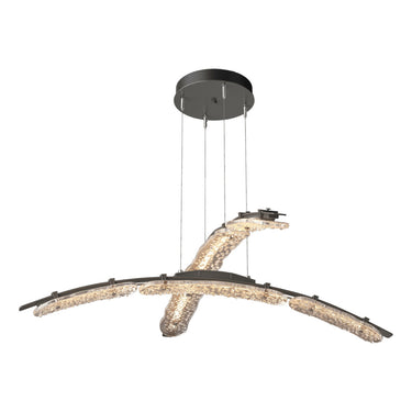 Hubbardton Forge 137587-STND-ZM Glissade Double Large LED Pendant