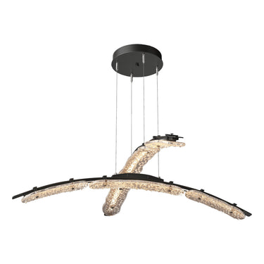 Hubbardton Forge 137587-STND-ZM Glissade Double Large LED Pendant