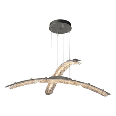 Hubbardton Forge 137587-STND-ZM Glissade Double Large LED Pendant