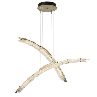 Hubbardton Forge 137587-STND-ZM Glissade Double Large LED Pendant