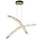 Hubbardton Forge Glissade Double Large LED Pendant 