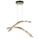 Hubbardton Forge Glissade Double Large LED Pendant 1