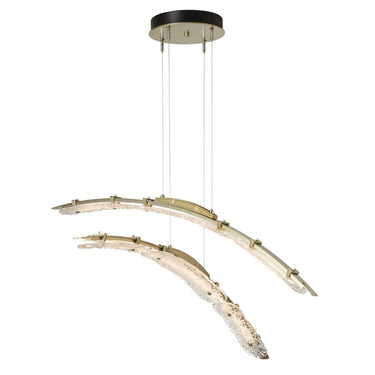 Hubbardton Forge Glissade Double Large LED Pendant 7