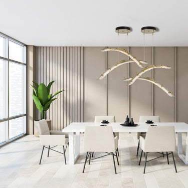 Hubbardton Forge Glissade Double Large LED Pendant 11