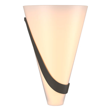 20-6563 Hubbardton Forge Half Cone with Sweep Wall Sconce