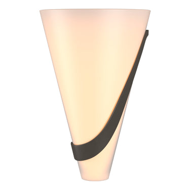 20-6563 Hubbardton Forge Half Cone with Sweep Wall Sconce
