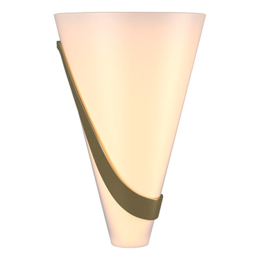 20-6563 Hubbardton Forge Half Cone with Sweep Wall Sconce