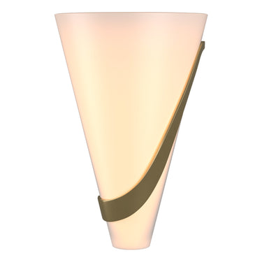 20-6563 Hubbardton Forge Half Cone with Sweep Wall Sconce