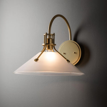Hubbardton Forge Henry Large Glass Shade Sconce 3