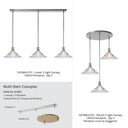 Hubbardton Forge Henry Medium Glass Shade Pendant 7