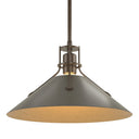Hubbardton Forge Henry Medium Steel Shade Pendant - 134550