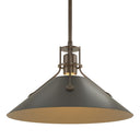 Hubbardton Forge Henry Medium Steel Shade Pendant - 134550