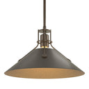 Hubbardton Forge Henry Medium Steel Shade Pendant - 134550