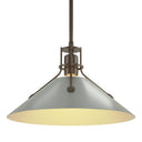 Hubbardton Forge Henry Medium Steel Shade Pendant - 134550