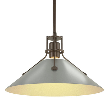 Hubbardton Forge Henry Medium Steel Shade Pendant - 134550
