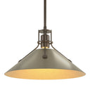 Hubbardton Forge Henry Medium Steel Shade Pendant - 134550