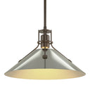 Hubbardton Forge Henry Medium Steel Shade Pendant - 134550