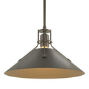 Hubbardton Forge Henry Medium Steel Shade Pendant - 134550