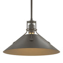 Hubbardton Forge Henry Medium Steel Shade Pendant - 134550