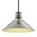 Hubbardton Forge Henry Medium Steel Shade Pendant - 134550