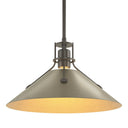 Hubbardton Forge Henry Medium Steel Shade Pendant - 134550