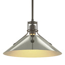 Hubbardton Forge Henry Medium Steel Shade Pendant - 134550