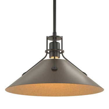 Hubbardton Forge Henry Medium Steel Shade Pendant - 134550