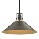 Hubbardton Forge Henry Medium Steel Shade Pendant - 134550
