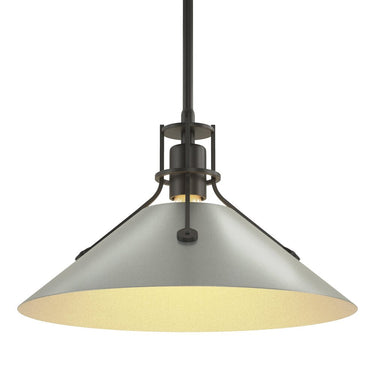 Hubbardton Forge Henry Medium Steel Shade Pendant - 134550