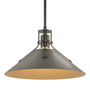 Hubbardton Forge Henry Medium Steel Shade Pendant - 134550