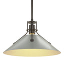 Hubbardton Forge Henry Medium Steel Shade Pendant - 134550