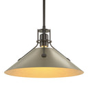 Hubbardton Forge Henry Medium Steel Shade Pendant - 134550