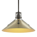 Hubbardton Forge Henry Medium Steel Shade Pendant - 134550