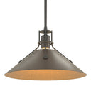 Hubbardton Forge Henry Medium Steel Shade Pendant - 134550