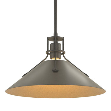 Hubbardton Forge Henry Medium Steel Shade Pendant - 134550