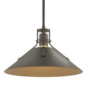 Hubbardton Forge Henry Medium Steel Shade Pendant - 134550