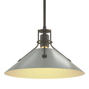 Hubbardton Forge Henry Medium Steel Shade Pendant - 134550