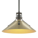 Hubbardton Forge Henry Medium Steel Shade Pendant - 134550