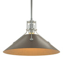 Hubbardton Forge Henry Medium Steel Shade Pendant - 134550
