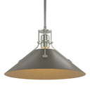 Hubbardton Forge Henry Medium Steel Shade Pendant - 134550
