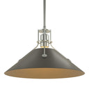 Hubbardton Forge Henry Medium Steel Shade Pendant - 134550
