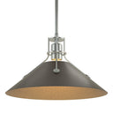 Hubbardton Forge Henry Medium Steel Shade Pendant - 134550