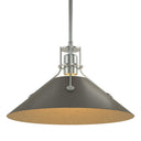 Hubbardton Forge Henry Medium Steel Shade Pendant - 134550