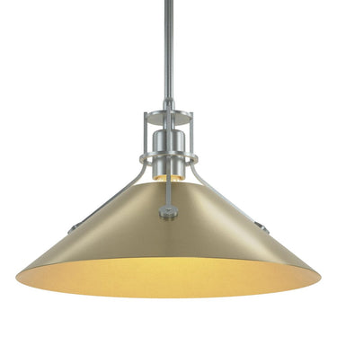 Hubbardton Forge Henry Medium Steel Shade Pendant - 134550