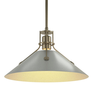 Hubbardton Forge Henry Medium Steel Shade Pendant - 134550