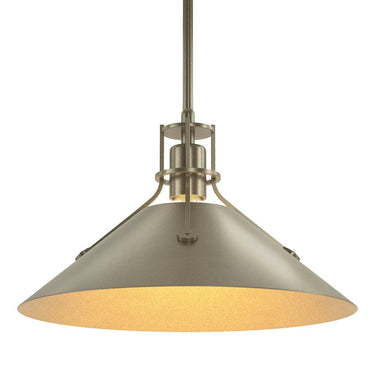 Hubbardton Forge Henry Medium Steel Shade Pendant - 134550