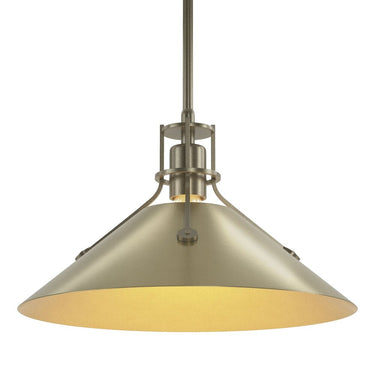 Hubbardton Forge Henry Medium Steel Shade Pendant - 134550