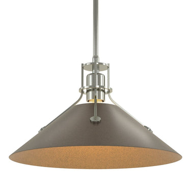 Hubbardton Forge Henry Medium Steel Shade Pendant - 134550
