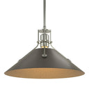 Hubbardton Forge Henry Medium Steel Shade Pendant - 134550
